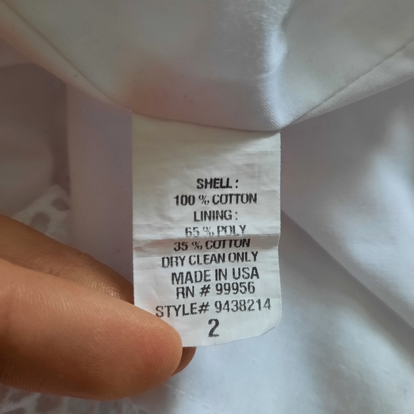 Shoshanna white short eyelid dress - Picture 8 of 8